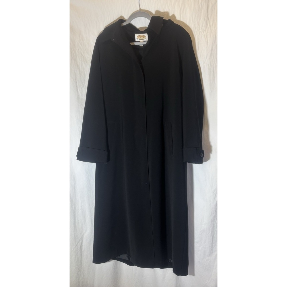 Talbots Long‎ Fully Lined Hooded Trench Coat Size 12 M2